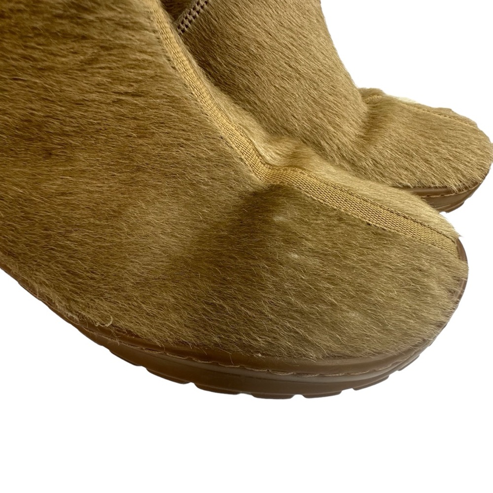 Oscar Sport Unisex Winna Tan Genuine Fur Boots Size 42 Mens 9 Womens 11.5 - Picture 10 of 14